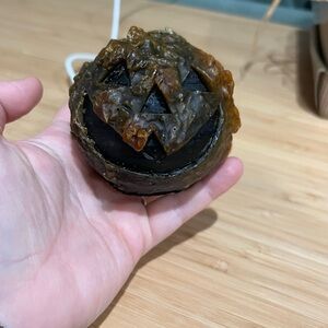 Jack-O’-Lantern Candle – Rustic Fall / Halloween Décor (New)